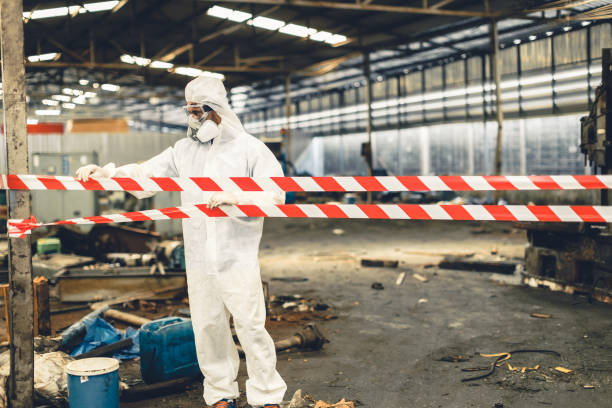 Professional Biohazard technician working in Magnolia, AR